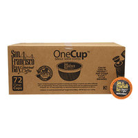 San Francisco Bay Gourmet Coffee OneCup Single Serve Coffees, French Roast, 72 ea