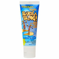 Tanners Tasty Paste Tanner's Tasty Paste Banilla Bling Anti-Cavity Fluoride Toothpaste with Xylitol, Vanilla Ice Cream, 4.2 oz