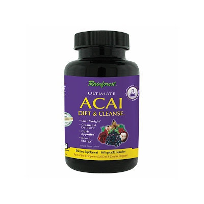 Rainforest Acai Diet & Cleanse, Capsules, 90 ea