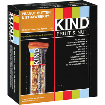 Kind Peanut Butter & Strawberry Fruit & Nut Bars