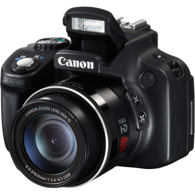 Canon PowerShot SX-50 12.1MP Digital Camera with 50x Optical Zoom -