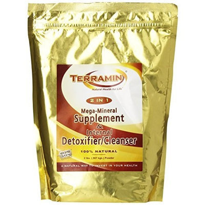 Ion Charged Minerals Terramin Mega-Mineral Supplement & Internal Detoxifier/Cleanser, 2-Pounds