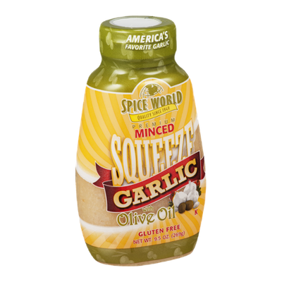 Spice World Squeeze Minced Garlic with Olive Oil