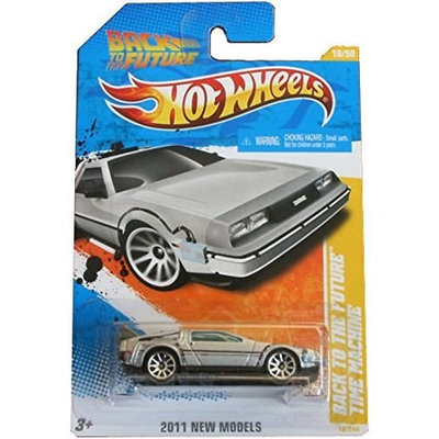 Mattel Hot Wheels 1985 Back To The Future Time Machine 1/64