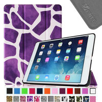 iPad Air 2 Case - Fintie Ultra Slim Stand Case with Auto Wake / Sleep Feature for Apple iPad Air 2, Giraffe Purple