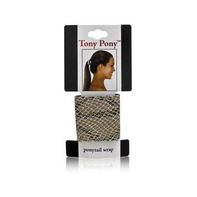 Mia Beauty Tony Pony Wrap, Black Patent, 0.05 Ounce