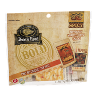 Boar's Head Brand Spicy Chipotle Gouda Cheese 3 Pepper Colby Jack Cheese - 6 CT