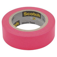 Scotch Washi Tape Neon Pink 10mX15mm