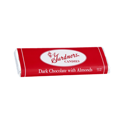 Gardners Dark Chocolate with Almonds Candy Bar