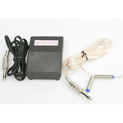 Eyepower Tattoo Gun Tattoo Machine Foot Pedal And Tattoo Clip Cord By Fancier