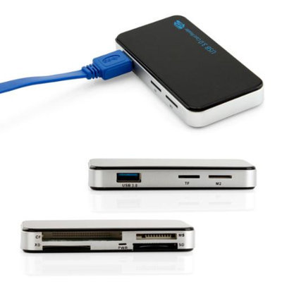 All-in-1 USB 3.0 Compact Flash Multi Memory Card Reader CF Adapter MicroSD MS XD