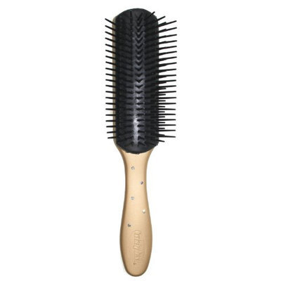 Denman 7 Row Diamante Gold Classic Styler