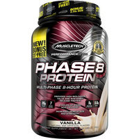 MuscleTech Performance Series Phase8 Protein Vanilla Dietary Supplement, 2.5 lbs