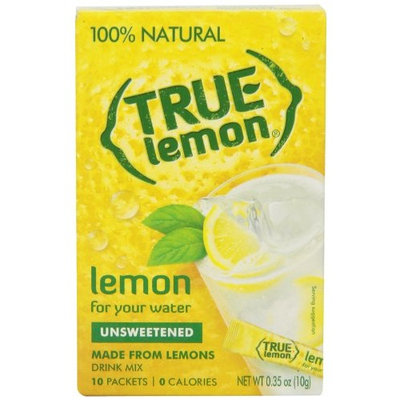 3M True Lemon Crystalized Lemon, Unsweetened, 10 Count