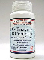 CoEnzyme B Complex 60 tabs by Protocol For Life Balance