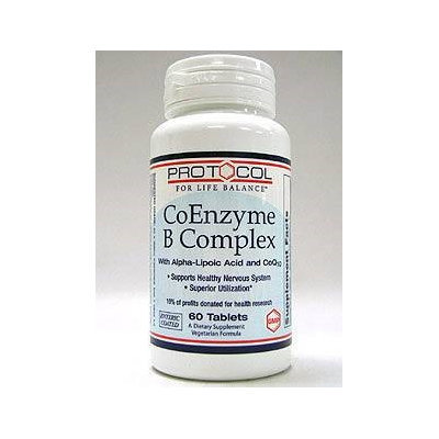 CoEnzyme B Complex 60 tabs by Protocol For Life Balance