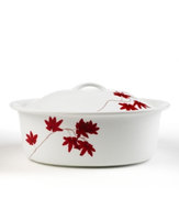 Mikasa Dinnerware, Pure Red Oval Covered Casserole