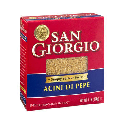 San Giorgio Enriched Macaroni Product Acini Di Pepe