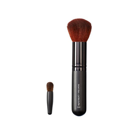 Makeover Vegan Love Mini Eye Buki and Jumbo Buffer Brush
