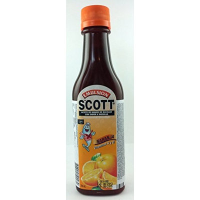 Unknown Scott's Emulsion Orange 6.5 Oz Vitamin A & D