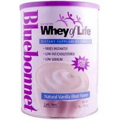 BlueBonnet - Whey Of Life Protein Powder Natural Vanilla Blast - 2 lbs Powder