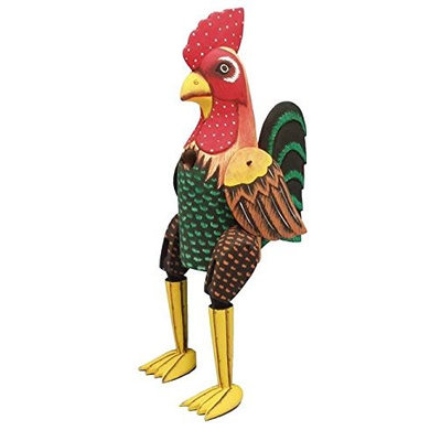 Bobbo Rooster Dangle Leg Birdhouse
