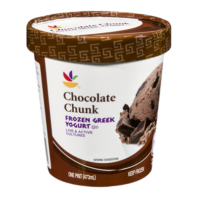 Ahold Chocolate Chunk Frozen Greek Yogurt