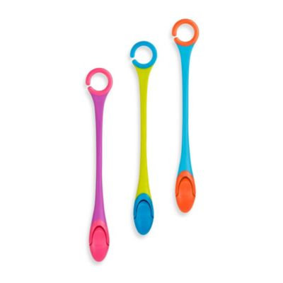 Boon HITCH Pacifier Tether - Blue/Orange - 1 ct.