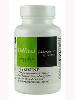 DaVinci Laboratories - L-Tyrosine 500 mg. - 60 Vegetarian Capsules