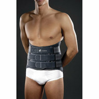 M-Brace Extra Lumblock with Rigid Stays Back Brace in Dark Grey