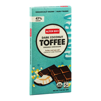 Alter Eco Dark Coconut Toffee Organic Chocolate