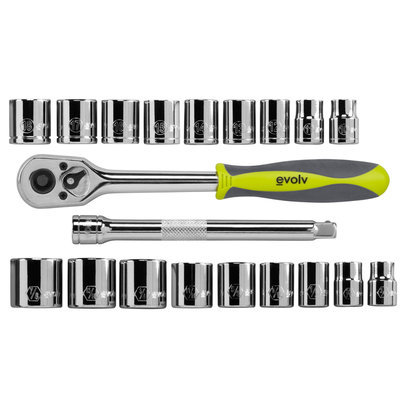 Craftsman Evolv 20 pc. 3/8-in. Drive Tool Set Standard/Metric
