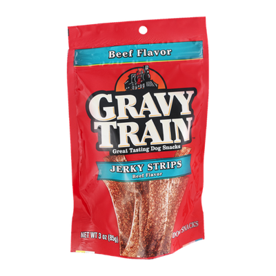 Gravy Train Jerky Strips Beef Flavor Dog Snacks
