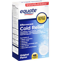 Equate Cold Relief Original Flavor Effervescent Tablets
