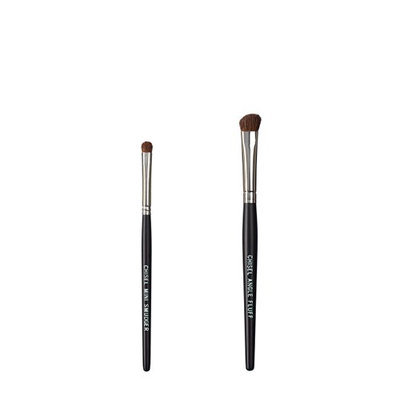 VEGAN LOVE The Chisel Collection Make Up Brush Set (Chisel Mini Smudger Chisel Angle Fluff)