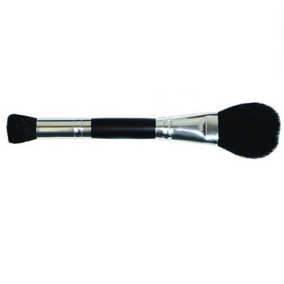 Crown Brush Mineral Series Chisel Powder and Mini Bronzer Duet Brush