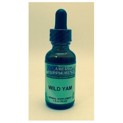 Wild Yam No Chinese Ingredients American Supplements 1 oz Liquid