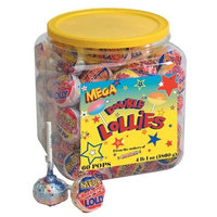 Mega Smarties Lollies, Mega, 60 Count 4 lbs 1 oz.