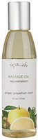 Spa...ah Massage Oil - Rejuvenation (Ginger-Grapefruit-Basil) - 6 oz