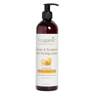 Topganic Design and Sculpture Hair Styling Lotion with Obliphica Oil