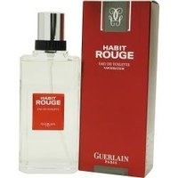 Guerlain 3 Piece Habit Rouge Fragrance Gift Set for Men