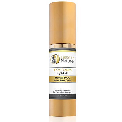 Lisse et Naturel Total Youth Eye Gel - Eye Cream For Dark Circles Puffiness and Wrinkles