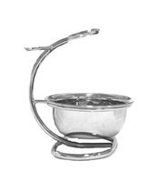 Swissco Nickel Stand Curved for Shave Brush