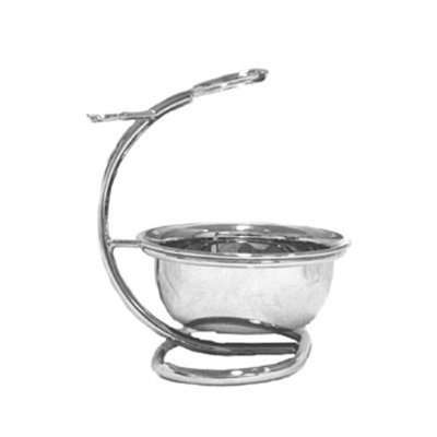 Swissco Nickel Stand Curved for Shave Brush