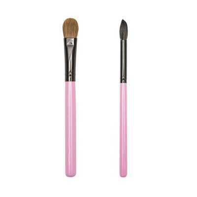 ON&OFF PINKLOVE BRUSH COLLECTION Mini Smudger and Foundation Brush