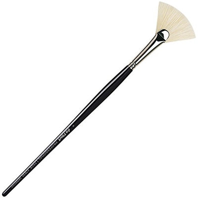 Da Vinci Series 47830 Professional Bristle Fan Brush for Masks Long Handle