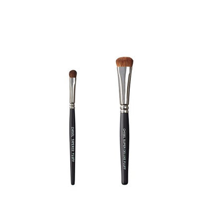 VEGAN LOVE The Chisel Collection Make Up Brush Set (Chisel Tapered Fluff Super Deluxe Fluff)