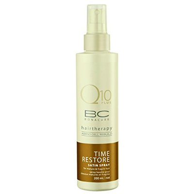 Schwarzkopf BC Bonacure Q10 Time Restore Satin Spray Conditioner for Mature and Fragile Hair 200ml/6.8oz
