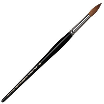 Da Vinci Series 15102 Round Nail Brush Kolinsky Red Sable Hair and Acetone Resistant Handles