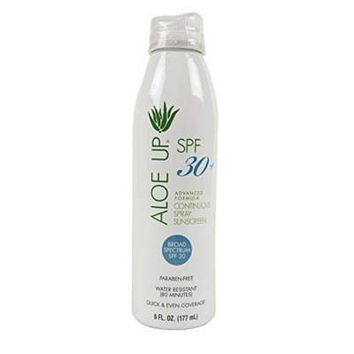 Aloe Up Sun and Skin Care Products White Collection SPF 30 Continuous Spray Sunscreen